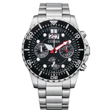 CITIZEN AI7000-83E BLACK DIAL STAINLESS STEEL MEN WATCH