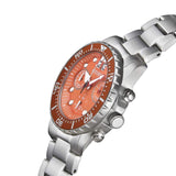CITIZEN AI7008-81X ORANGE DIAL STAINLESS STEEL MEN WATCH