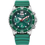 CITIZEN AI7009-11X GREEN POLYURETHANE STRAP MEN WATCH
