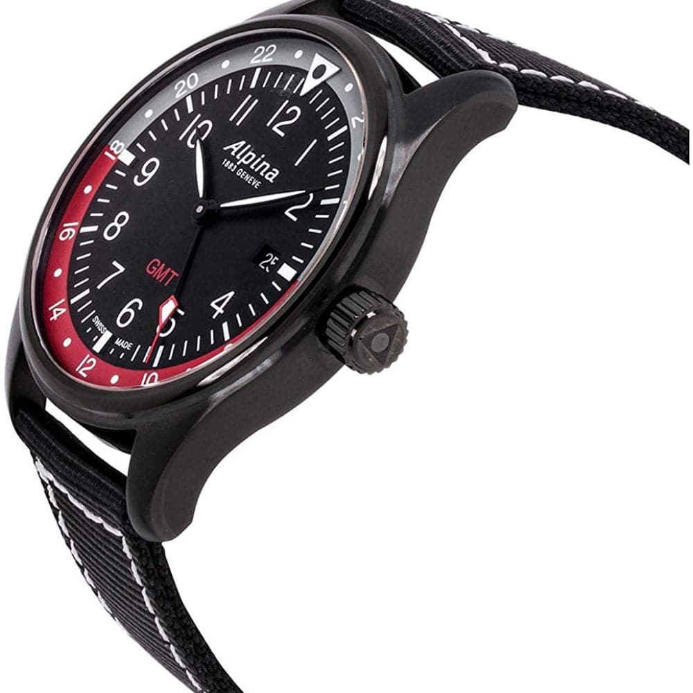 ALPINA STARTIMER PILOT QUARTZ GMT AL-247BR4FBS6 MEN'S WATCH - H2 Hub Watches