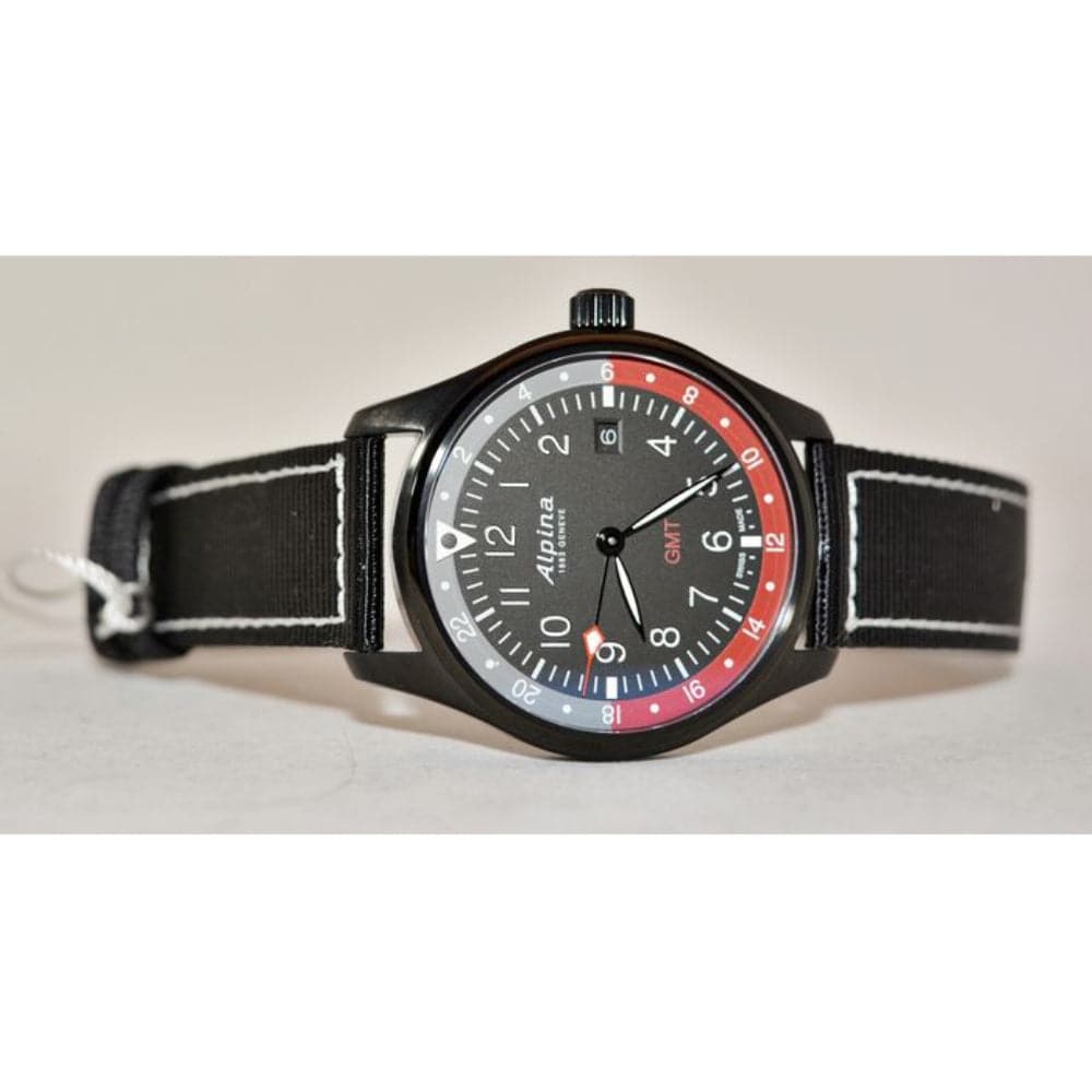 ALPINA STARTIMER PILOT QUARTZ GMT AL-247BR4FBS6 MEN'S WATCH - H2 Hub Watches