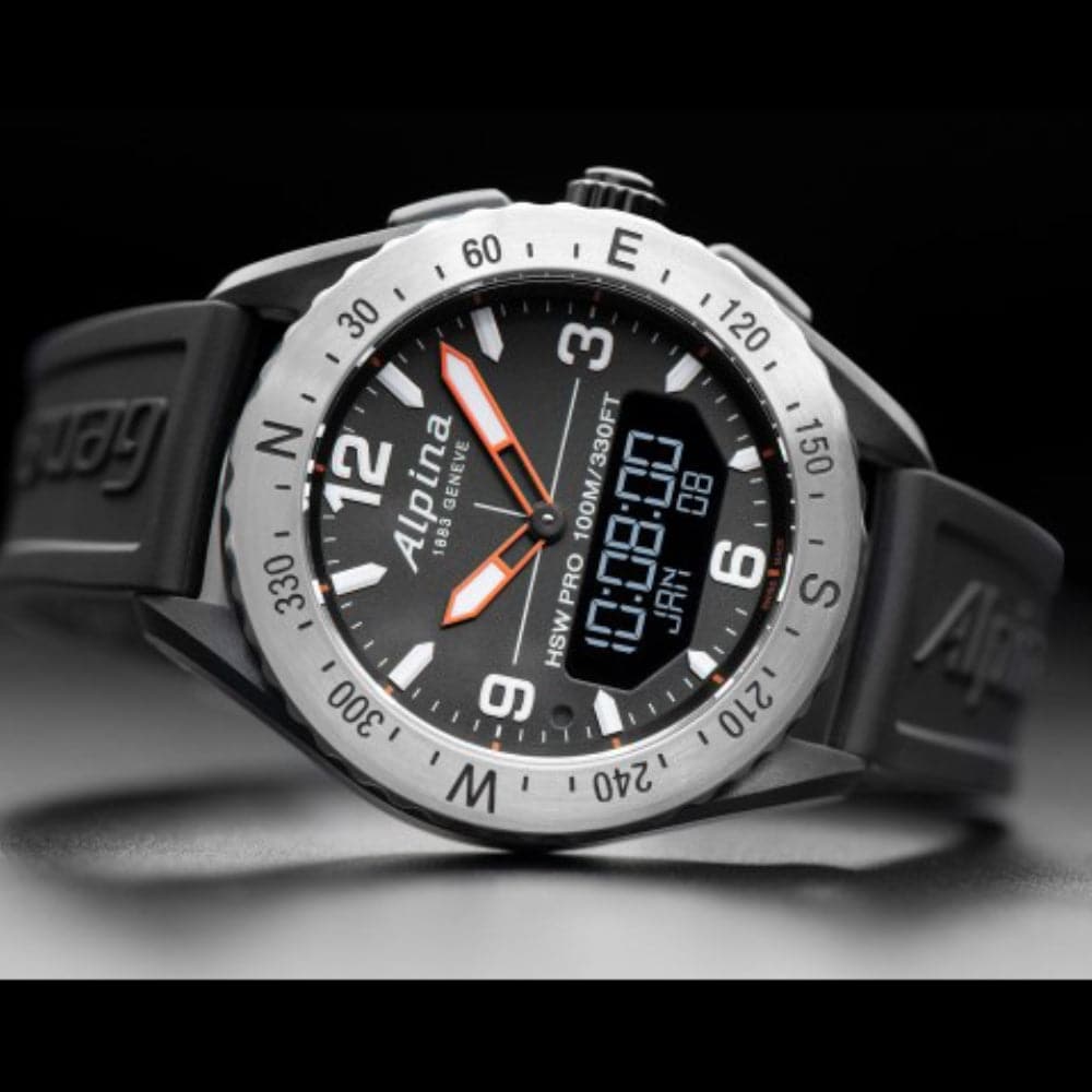ALPINA ALPINERX SMARTWATCH AL-283LBBO5SAQ6 MEN'S WATCH - H2 Hub Watches