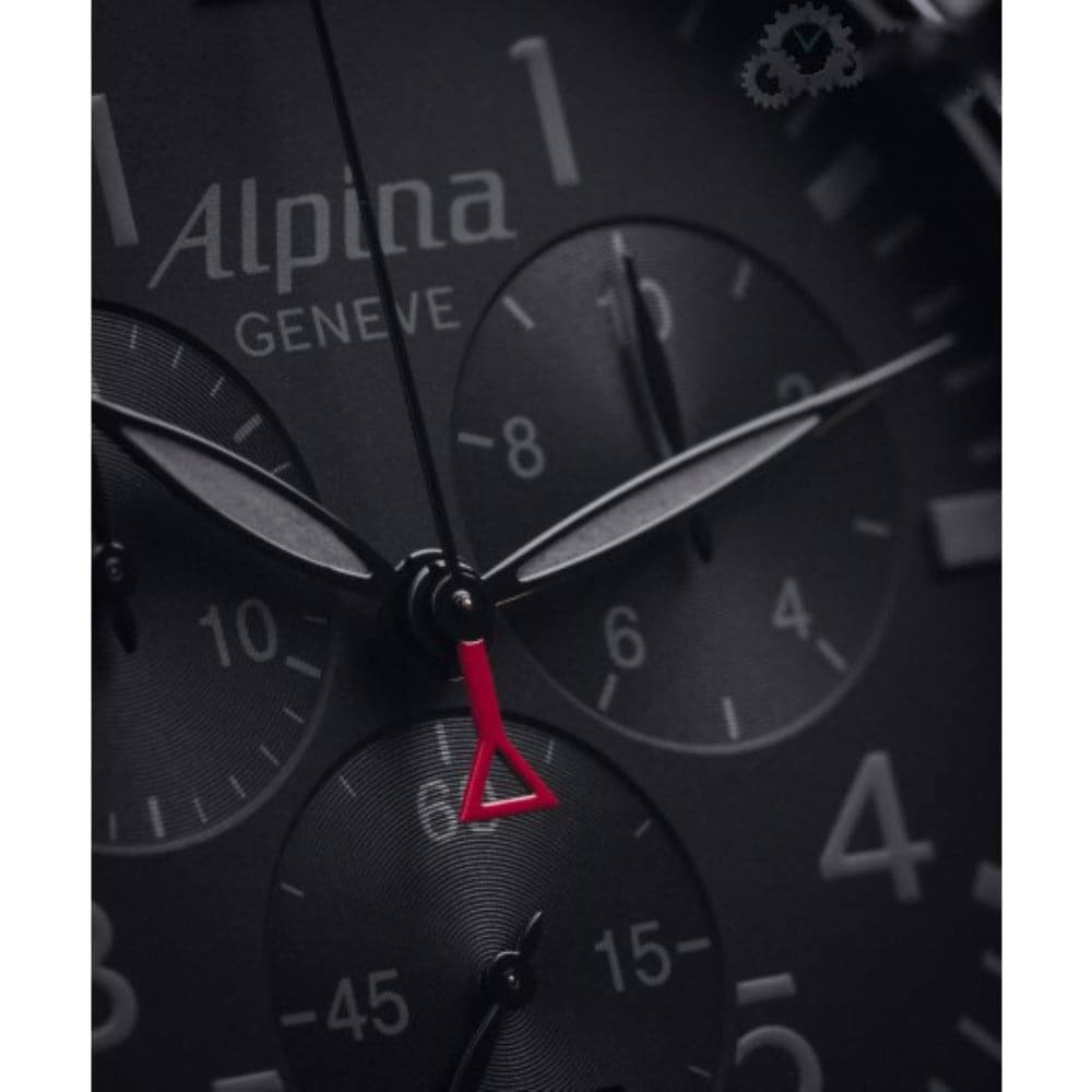 ALPINA STARTIMER PILOT CHRONOGRAPH BIG DATE SHADOW LINE  AL-372BB4FBS6 MEN'S WATCH - H2 Hub Watches