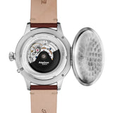 ALPINA STARTIMER PILOT HERITAGE AL-525BBG4SH6 BROWN LEATHER MEN WATCH