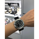 CASIO GENERAL AMW-870-1AVDF BLACK SILICON MEN'S WATCH