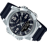 CASIO GENERAL AMW-870-1AVDF BLACK SILICON MEN'S WATCH