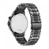 Citizen Eco-Drive Green Dial With Black Stainless Steel Strap Men Watch AP1055-87X