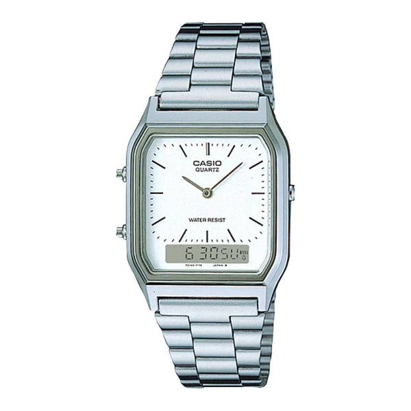 CASIO AQ-230A-7DMQ-P STAINLESS STEEL UNISEX WATCH