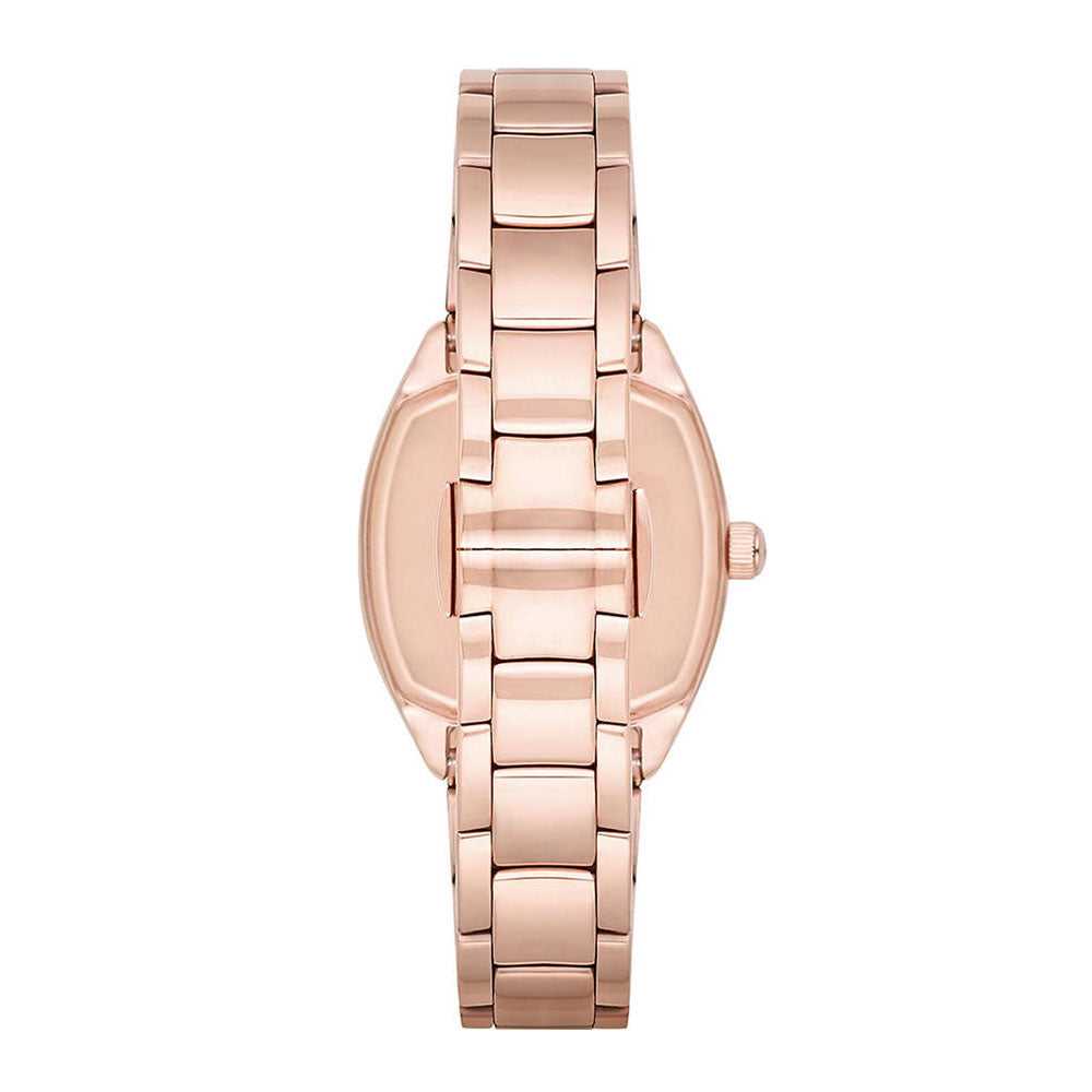 EMPORIO ARMANI ANALOG QUARTZ ROSE GOLD STAINLESS STEEL AR11038 WOMEN’S WATCH - H2 Hub Watches