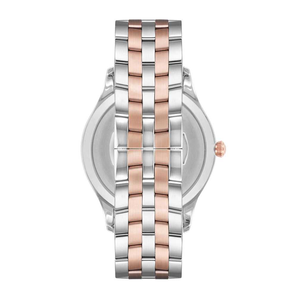 EMPORIO ARMANI LAMBDA ANALOG QUARTZ TWO TONE STAINLESS STEEL AR11044 MEN’S WATCH - H2 Hub Watches