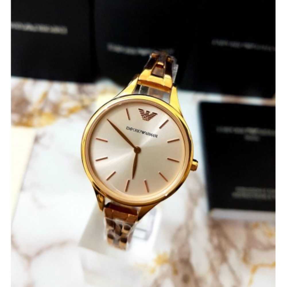 EMPORIO ARMANI AR11055 ROSE GOLD STAINLESS STEEL WOMEN’S WATCH - H2 Hub Watches