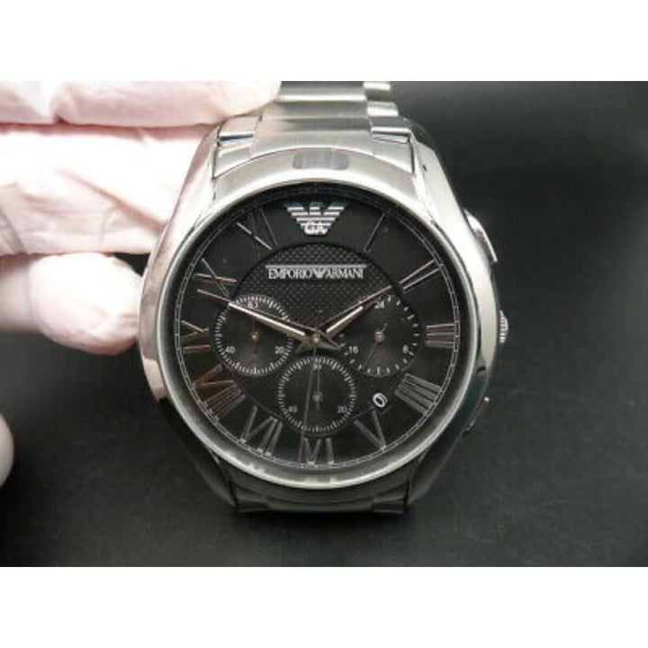 EMPORIO ARMANI AR11083 CHRONOGRAPH SILVER STAINLESS STEEL MEN’S WATCH - H2 Hub Watches