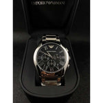 EMPORIO ARMANI AR11083 CHRONOGRAPH SILVER STAINLESS STEEL MEN’S WATCH - H2 Hub Watches