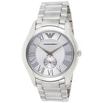 EMPORIO ARMANI AR11084 SILVER STAINLESS STEEL MEN’S WATCH - H2 Hub Watches