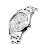 EMPORIO ARMANI AR11084 SILVER STAINLESS STEEL MEN’S WATCH - H2 Hub Watches