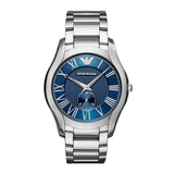 EMPORIO ARMANI ANALOG QUARTZ SILVER STAINLESS STEEL AR11085 MEN’S WATCH - H2 Hub Watches