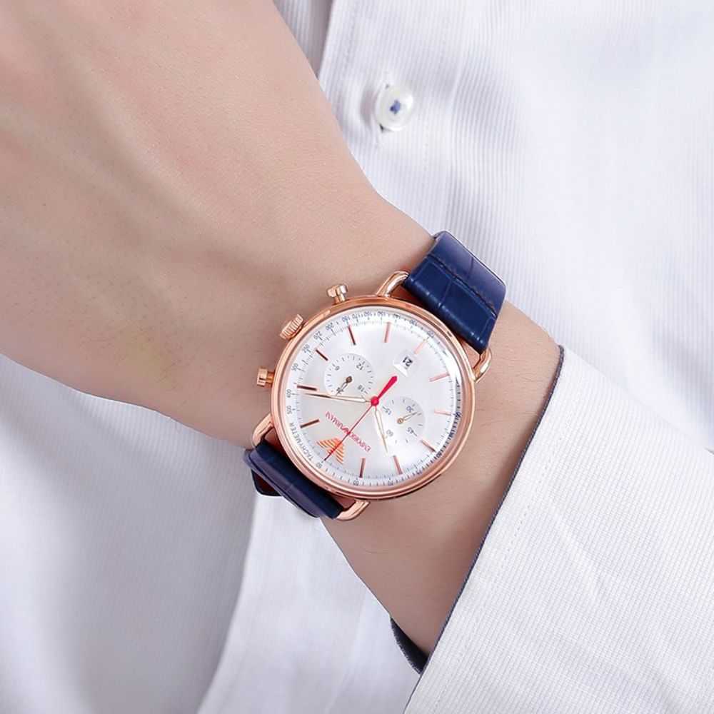 EMPORIO ARMANI CHRONOGRAPH ROSE GOLD STAINLESS STEEL AR11123 MEN’S WATCH - H2 Hub Watches