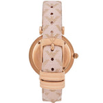 EMPORIO ARMANI AR11126 NUDE LEATHER STRAP WOMEN’S WATCH - H2 Hub Watches