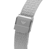 Emporio Armani Silver Dial With Silver Stainless Steel Strap Women Watch AR11128