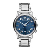 EMPORIO ARMANI CHRONOGRAPH SILVER STAINLESS STEEL AR11132 MEN’S WATCH - H2 Hub Watches