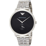 EMPORIO ARMANI AR11161 MODERN SLIM SILVER STAINLESS STEEL MEN'S WATCH - H2 Hub Watches