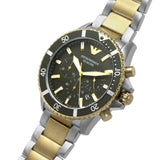 EMPORIO ARMANI AR11361 TWO-TONE STAINLESS STEEL MEN WATCH