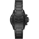 EMPORIO ARMANI AR11363 DIVER QUARTZ CHRONOGRAPH BLACK STAINLESS STEEL MEN'S WATCH