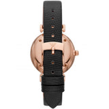 EMPORIO ARMANI AR11387 BLACK LEATHER WOMEN WATCH