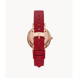 EMPORIO ARMANI AR11388 RED LEATHER WOMEN'S WATCH