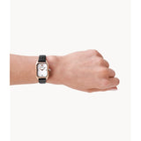 EMPORIO ARMANI WATCH AR11390 BLACK LEATHER WOMENS WATCH