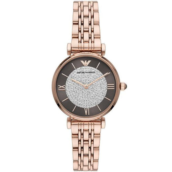 EMPORIO ARMANI AR11402 ROSE GOLD STAINLESS STEEL WOMEN'S WATCH