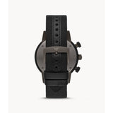 EMPORIO ARMANI AR11409 BLACK LEATHER MENS WATCH
