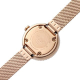 Emporio Armani Silver Dial With Rose Gold Stainless Steel Strap Women Watch AR11416