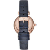 EMPORIO ARMANI AR11424 BLUE LEATHER WOMEN WATCH