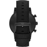EMPORIO ARMANI AR11450 BLACK LEATHER MEN WATCH