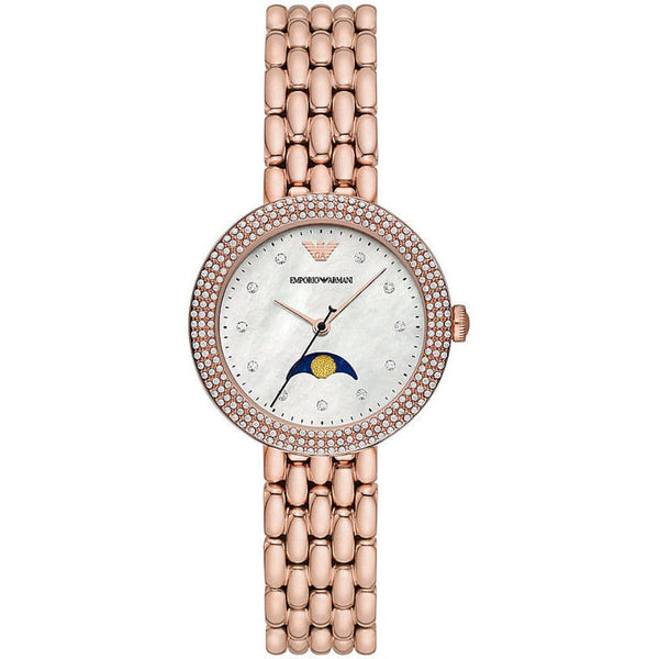 EMPORIO ARMANI AR11462 ROSE GOLD STAINLESS STEEL WOMEN WATCH