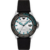 EMPORIO ARMANI AR11465 BLACK FABRIC STRAP MEN WATCH