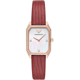 EMPORIO ARMANI AR11467 RED LEATHER WOMEN WATCH
