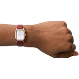 EMPORIO ARMANI AR11467 RED LEATHER WOMEN WATCH