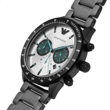 EMPORIO ARMANI AR11471 CHRONOGRAPH GUNMETAL STAINLESS STEEL MEN'S WATCH