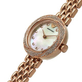 Emporio Armani Silver Dial With Rose Gold Stainless Steel Strap Women Watch AR11474