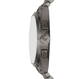 Emporio Armani Blue Dial Black Stainless Steel Strap Men Watch AR11481