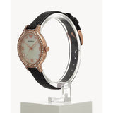 EMPORIO ARMANI AR11485 BLACK LEATHER WOMEN WATCH