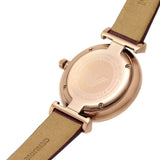 Emporio Armani Red Leather Strap Women Watch AR11487