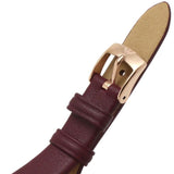 Emporio Armani Red Leather Strap Women Watch AR11487