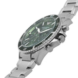 Emporio Armani Green Dial Silver Stainless Steel Strap Men Watch AR11500