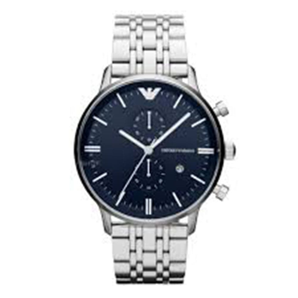 EMPORIO ARMANI CHRONOGRAPH STAINLESS STEEL AR1648 MEN'S WATCH - H2 Hub Watches