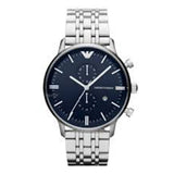 EMPORIO ARMANI CHRONOGRAPH STAINLESS STEEL AR1648 MEN'S WATCH - H2 Hub Watches
