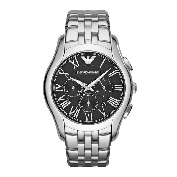 EMPORIO ARMANI CHRONOGRAPH SILVER STAINLESS STEEL AR1786 MEN’S WATCH - H2 Hub Watches