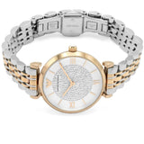 EMPORIO ARMANI ANALOG QUARTZ TWO TONE STAINLESS STEEL AR1926 WOMEN'S WATCH
